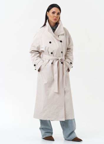 Длинный женский плащ 