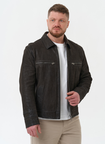 Мужская куртка из натуральной кожи 