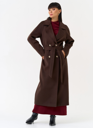 Женское пальто  с акцентными пуговицами