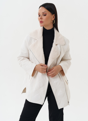 Женская двухсторонняя куртка "косуха"