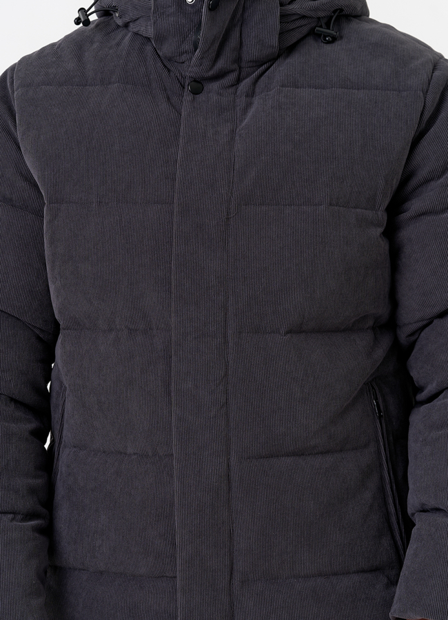 Мужской вельветовый пуховик модель № 31467 универмаг малина