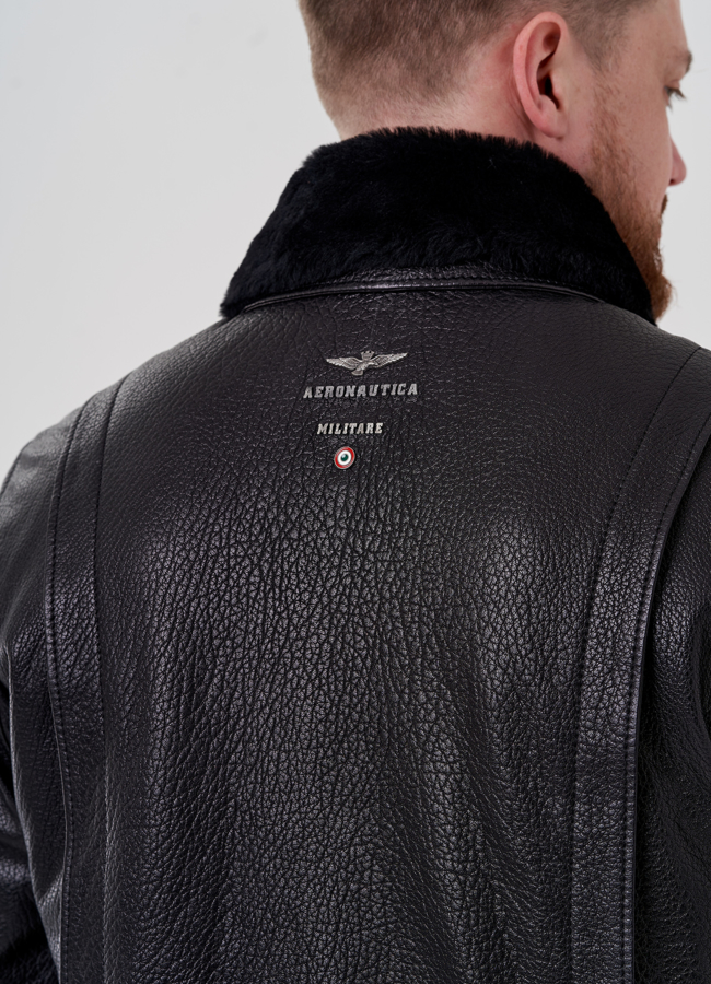 Мужская куртка - пилот из натуральной кожи модель № 24396 универмаг малина